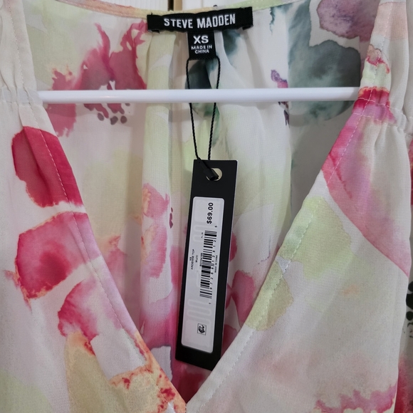 Steve Madden Sheer Women's Ardenne Top Size XS - Picture 2 of 9